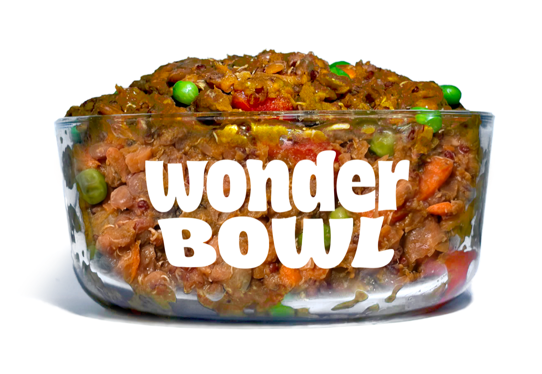 A fresh Wonder Bowl meal in its bowl